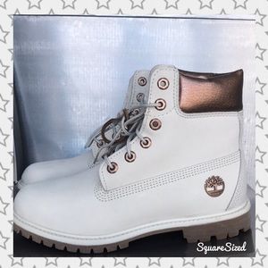 Gold and Cream Limited Edition Timberland Boots